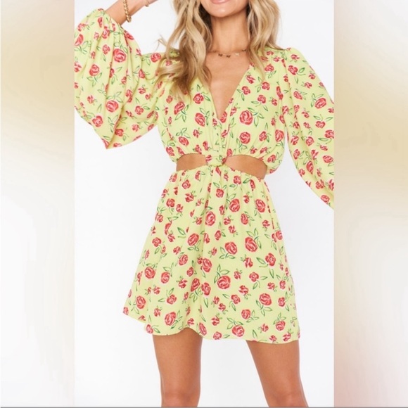 Show Me Your Mumu cut out floral dress - Picture 1 of 7
